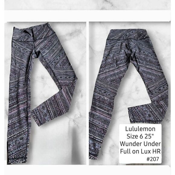 Lululemon Size 6 Wunder Under - Picture 1 of 3